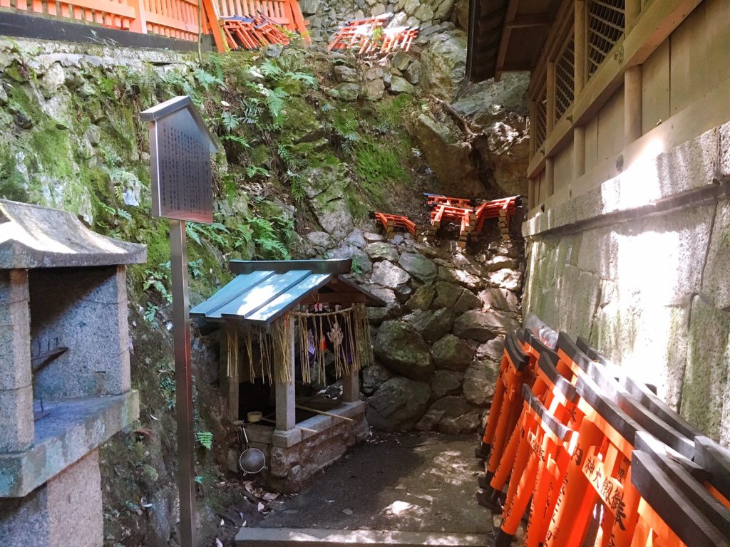 稲荷山 長者社 焼刃の水