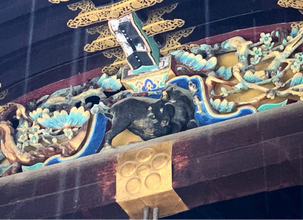 北野天満宮 立ち牛
