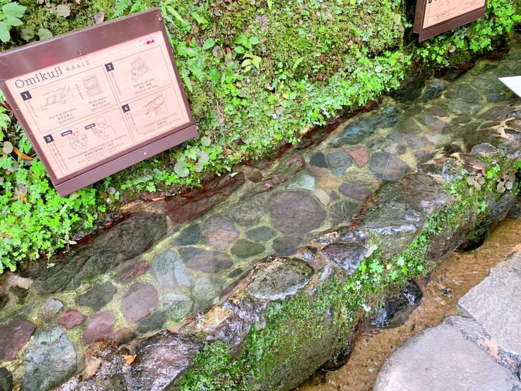 水占斎庭　水占い　水占みくじ　貴船